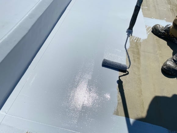 ウレタン塗膜防水改修例